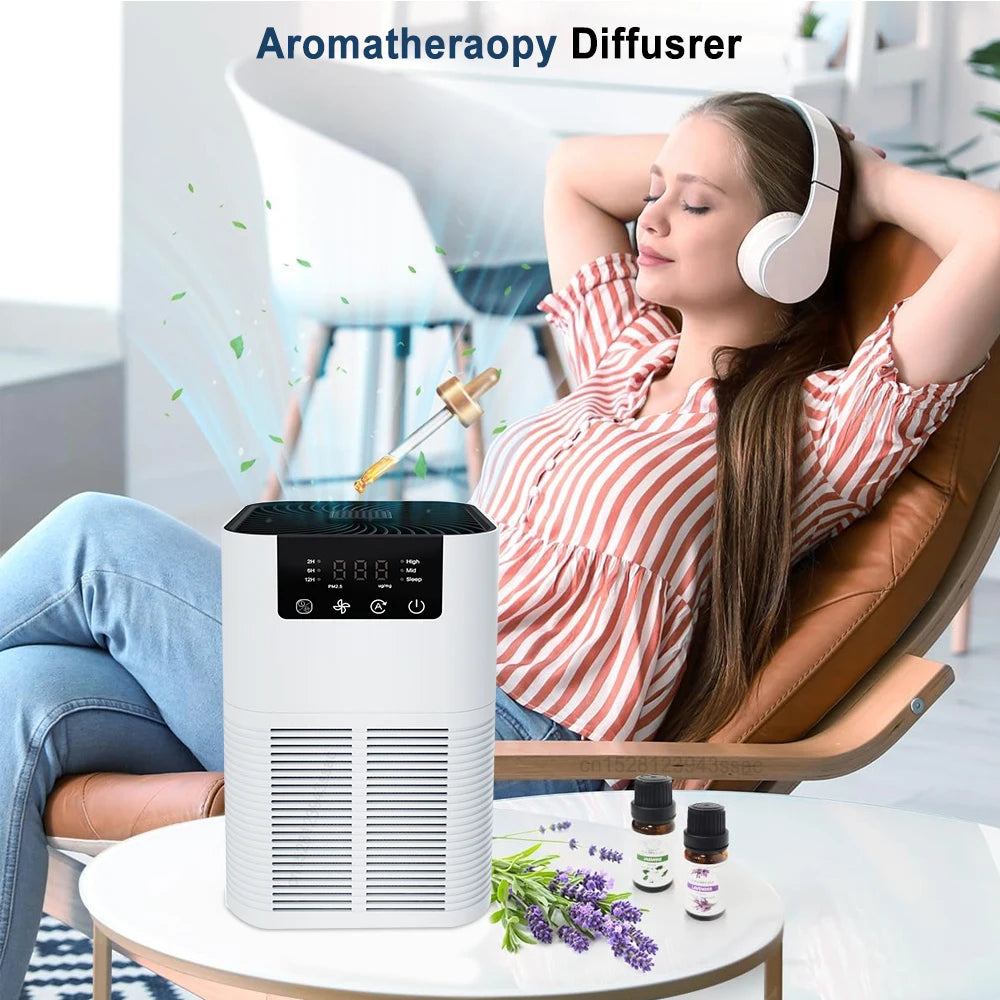 Silent ionizer air cleaner for fresh indoor air