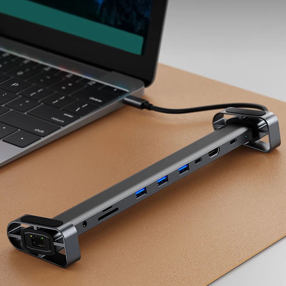 Premium USB - C Hub 10 - in - 1 Multiport Adapter Premium USB - C Hub 10 - in - 1 Multiport Adapter