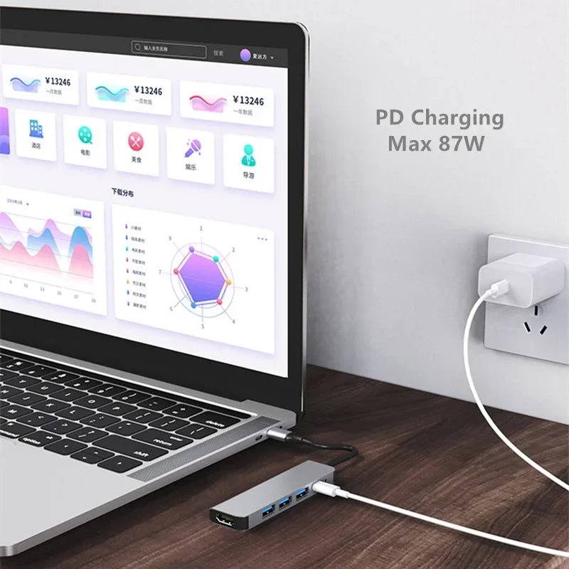 USB - C Hub with 4K HDMI Adapter USB - C Hub with 4K HDMI Adapter