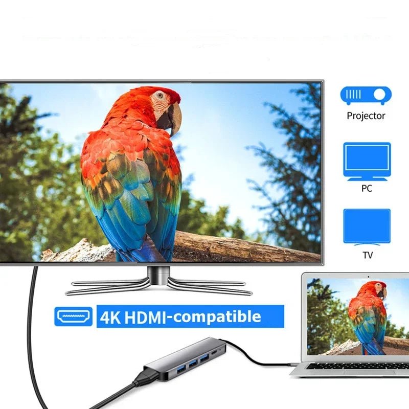 USB - C Hub with 4K HDMI Adapter USB - C Hub with 4K HDMI Adapter