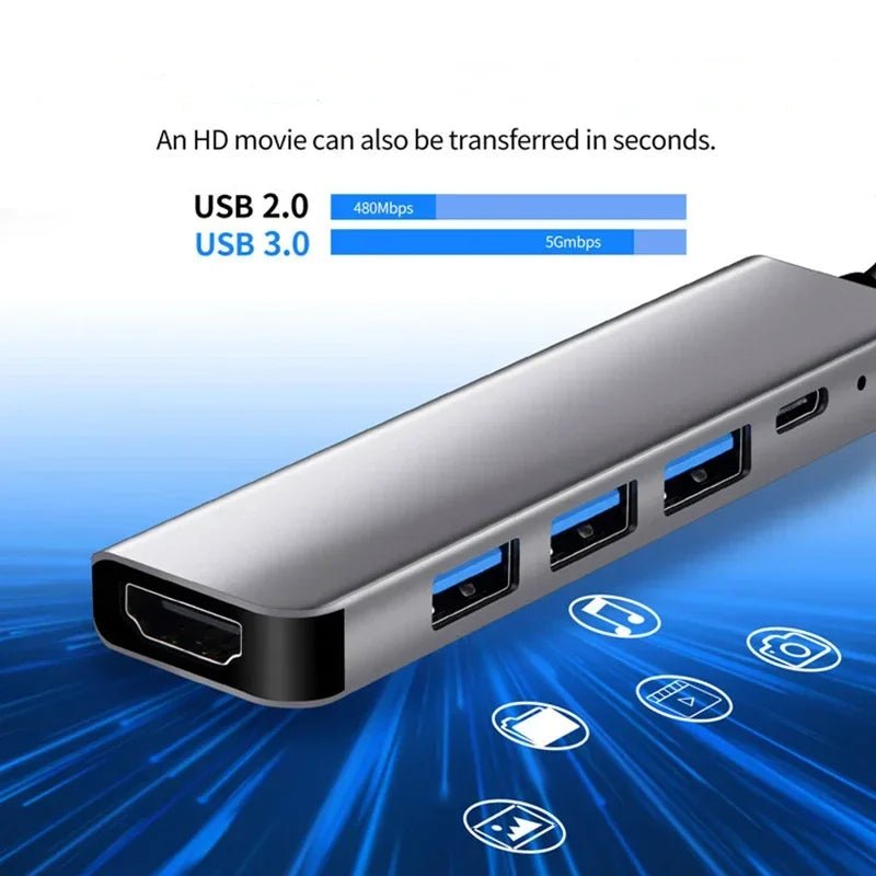 USB - C Hub with 4K HDMI Adapter USB - C Hub with 4K HDMI Adapter
