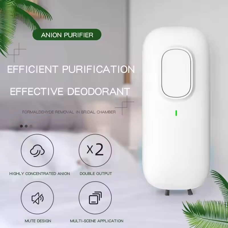 White mini air purifier ideal for home and pet areas