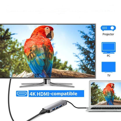 USB - C Hub with 4K HDMI Adapter USB - C Hub with 4K HDMI Adapter